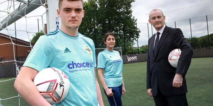 Kitting out Street Soccer NI ahead of Homeless World Cup