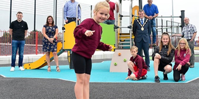 Revamped and relocated play park opens in Ballybeen