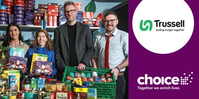 Choice makes £10,000 donation to tackle food poverty across NI