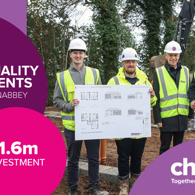 Choice Housing invests £1.6m to deliver 12 new homes in Newtownabbey